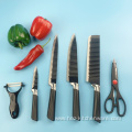 Professional Durable 6pc kitchen knife set